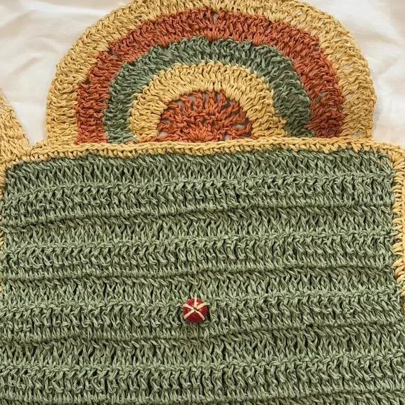 Multicoloured Crochet Handmade Handbag - Picture 5 of 7